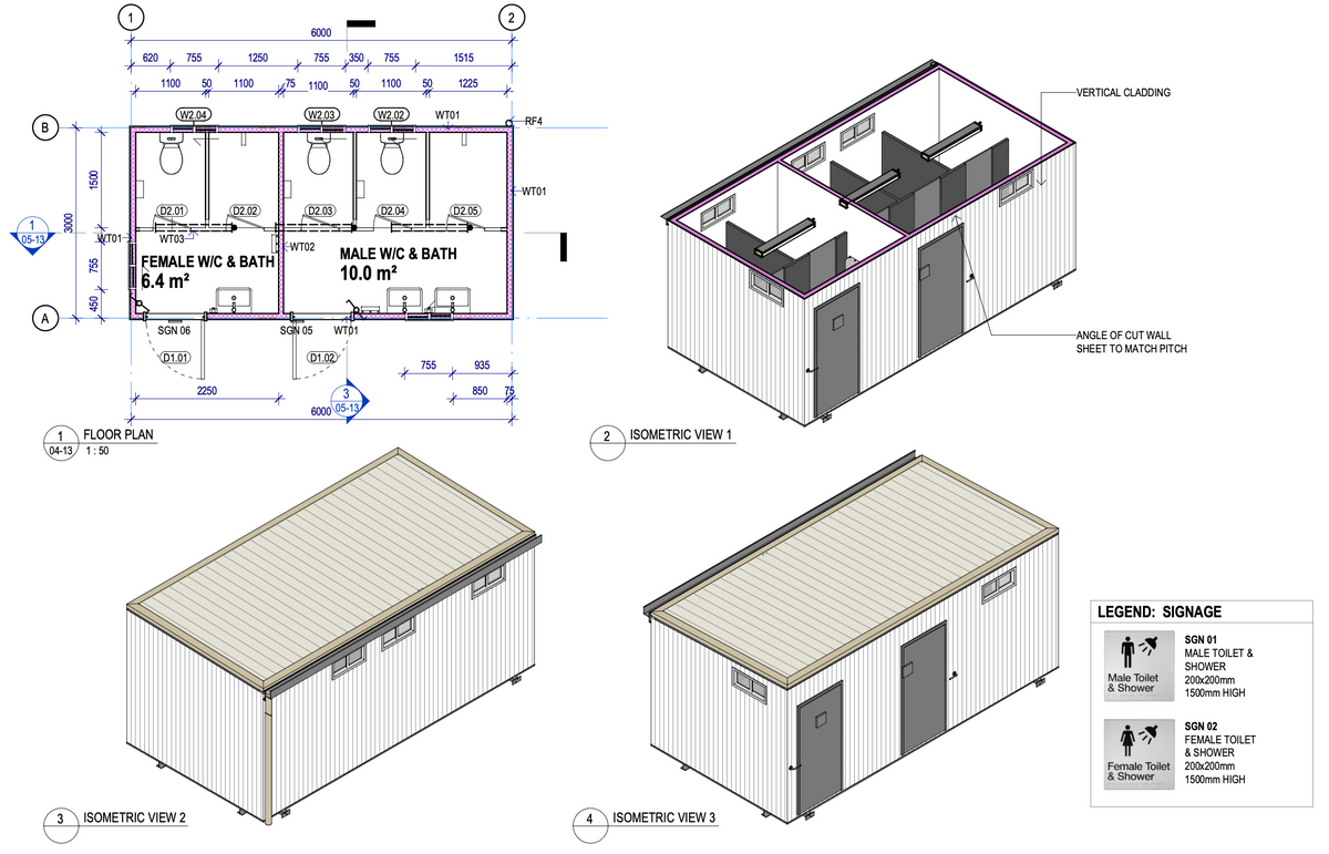 Froth. Modular Building - Toilet & Shower